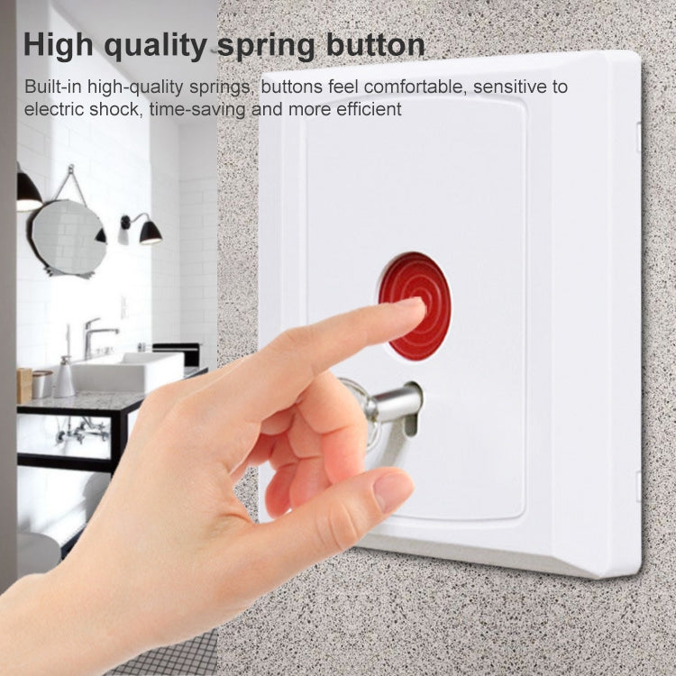 PB-28 Hold Up Button / Emergency Button / Panic Button(White) - Security by buy2fix | Online Shopping UK | buy2fix
