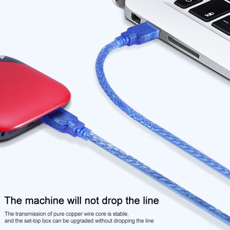 USB 2.0 AM to AM Cable, Length: 30cm(Blue) - USB Cable by buy2fix | Online Shopping UK | buy2fix