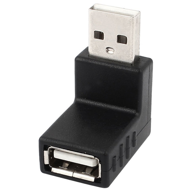 USB 2.0 AM to AF Adapter with 90 Degree Angle(Black) - Computer & Networking by buy2fix | Online Shopping UK | buy2fix