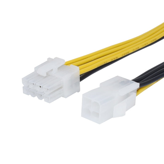 8 Pin Male to 4 Pin Female Power Cable, Length: 18.5cm - Computer & Networking by buy2fix | Online Shopping UK | buy2fix