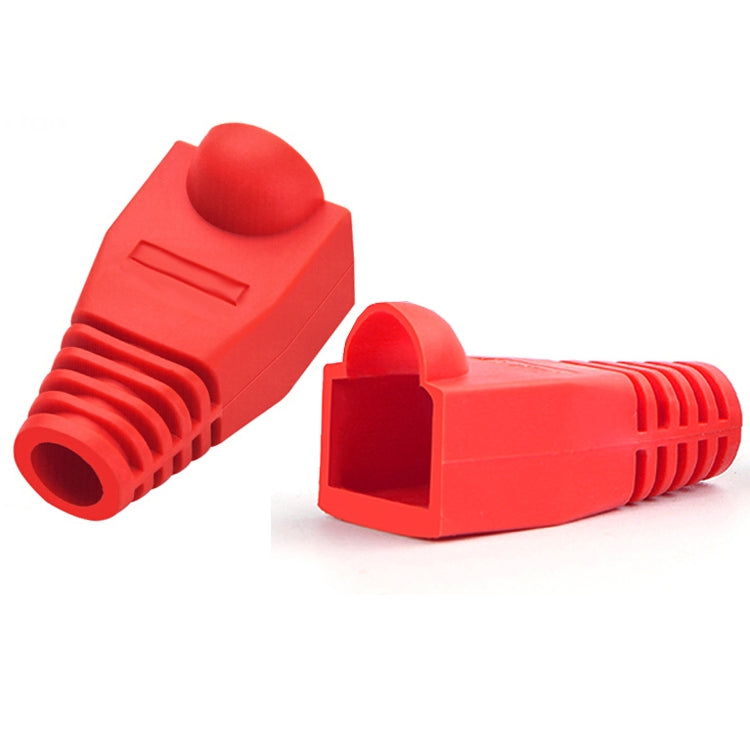 Network Cable Boots Cap Cover for RJ45, Red (100 pcs in one packaging , the price is for 100 pcs)(Red) - Computer & Networking by buy2fix | Online Shopping UK | buy2fix