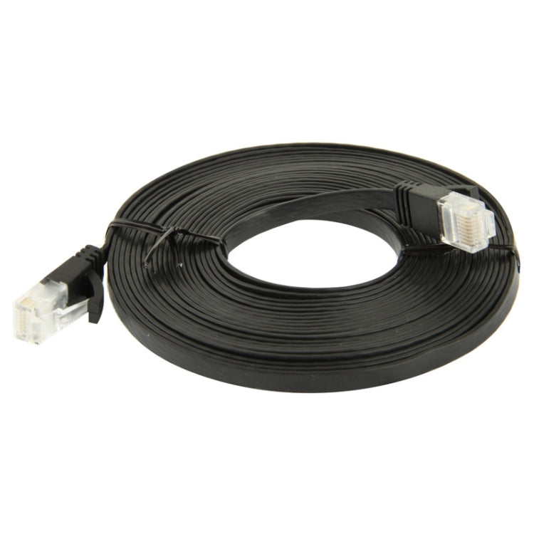 CAT6 Ultra-thin Flat Ethernet Network LAN Cable, Length: 5m(Black) - Lan Cable and Tools by buy2fix | Online Shopping UK | buy2fix