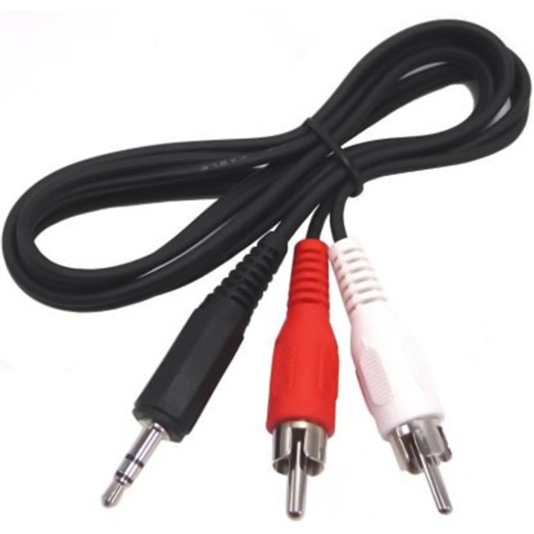 Normal Quality Jack 3.5mm Stereo to RCA Male Audio Cable, Length: 1.5m - RCA Cable by buy2fix | Online Shopping UK | buy2fix