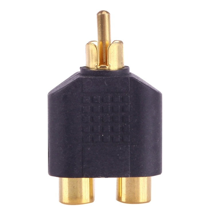 RCA plug to 2x RCA Sockets (Gold Plated) - RCA Adapter by buy2fix | Online Shopping UK | buy2fix