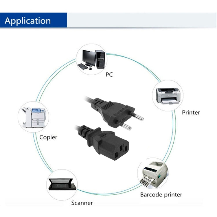 EU Power Cord, Cable Length: 1.5m - Power Cord by buy2fix | Online Shopping UK | buy2fix