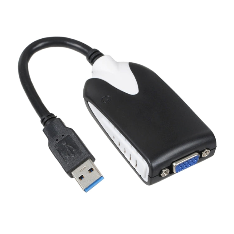 USB 3.0 to VGA Display Adapter, Resolution: 1920 x 1080(Black) - Cable by buy2fix | Online Shopping UK | buy2fix