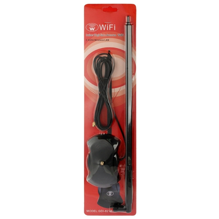 High Quality Indoor 2.4GHz Wifi 16dBi RP-SMA Network Antenna(Black) - SMA/RP-SMA Antenna by buy2fix | Online Shopping UK | buy2fix