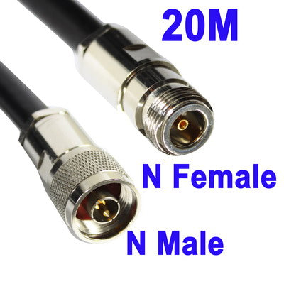 N Female to N Male WiFi Extension Cable, Cable Length: 20M - N Antenna by buy2fix | Online Shopping UK | buy2fix