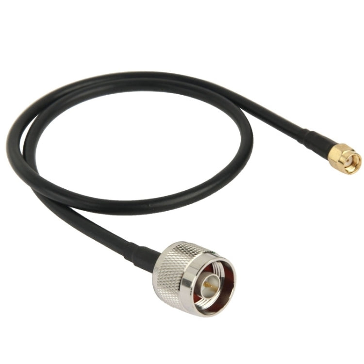 N Male to RP-SMA Converter Cable, Length: 50cm(Black) - N Antenna by buy2fix | Online Shopping UK | buy2fix