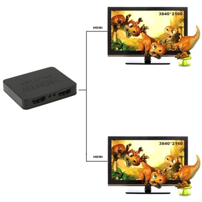 Mini Full HD 4K 1x2 HDMI 3D V1.4b Splitter for HDTV / STB/ DVD / Projector / DVR -  by buy2fix | Online Shopping UK | buy2fix