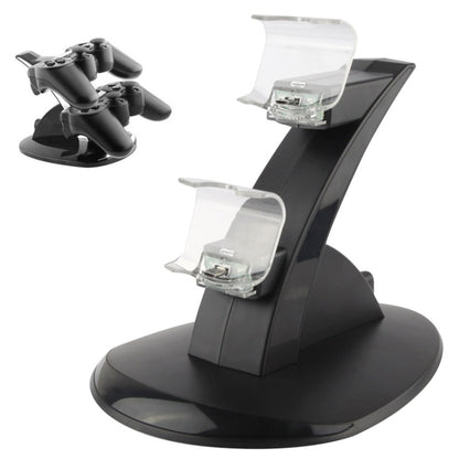 2 x USB Charging Dock Station Stand / Controller Charging Stand for PS4(Black) - Toys & Hobbies by buy2fix | Online Shopping UK | buy2fix