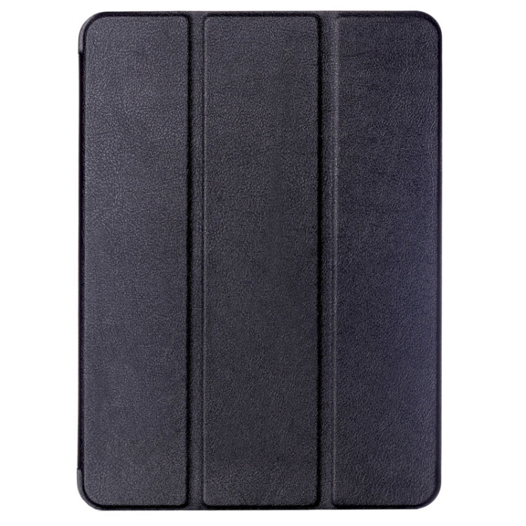 Custer Texture Horizontal Flip Leather Case with 3-folding Holder for Galaxy Tab S2 9.7 / T815(Black) - Samsung Accessories by buy2fix | Online Shopping UK | buy2fix