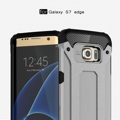 For Galaxy S7 Edge / G935 Tough Armor TPU + PC Combination Case (Grey) - Samsung Accessories by buy2fix | Online Shopping UK | buy2fix