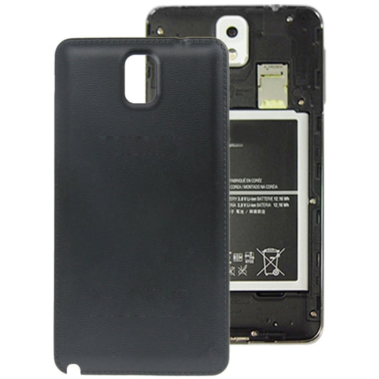 For Galaxy Note III / N9000 Original Litchi Texture Plastic Battery Cover (Black) - Galaxy Note Series Parts by buy2fix | Online Shopping UK | buy2fix