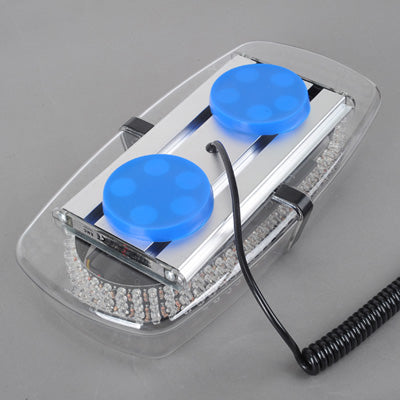 25W 240-LED Warning Mini Light Bar Strobe Waterproof Light, Yellow Light - In Car by buy2fix | Online Shopping UK | buy2fix