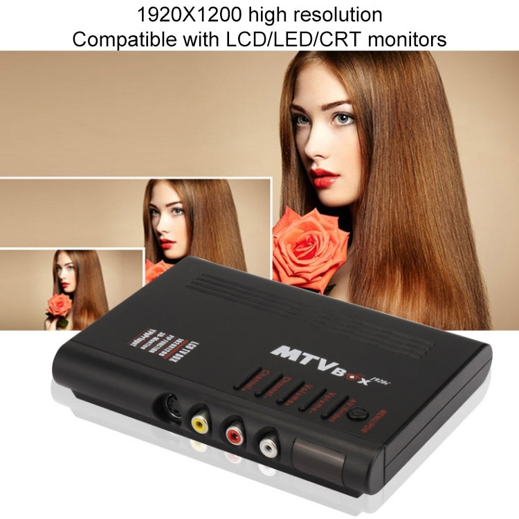 HD LCD TV-Box with Remote Control, TV (PAL-BG+PAL-DK)(Black) - Consumer Electronics by buy2fix | Online Shopping UK | buy2fix