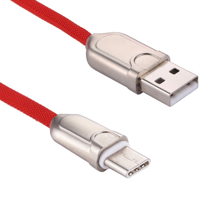 1m 2A USB-C / Type-C to USB 2.0 Data Sync Quick Charger Cable(Red) - USB-C & Type-C Cable by buy2fix | Online Shopping UK | buy2fix