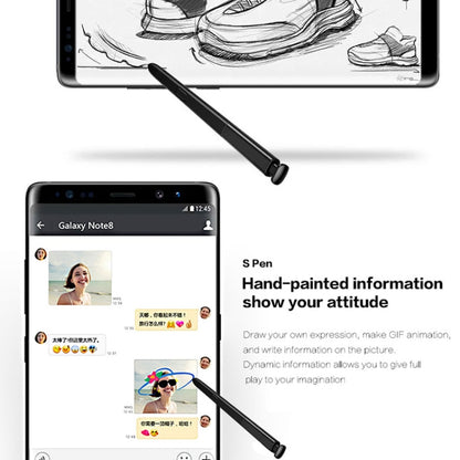 For Galaxy Note 8 / N9500 Touch Stylus S Pen(Grey) - Stylus Pen by buy2fix | Online Shopping UK | buy2fix