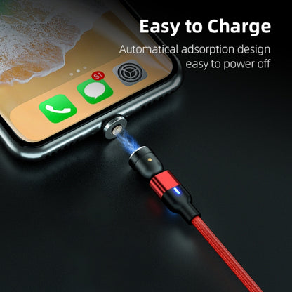 2m 3A Output USB to Micro USB 540 Degree Rotating Magnetic Data Sync Charging Cable (Red) - Mobile Accessories by buy2fix | Online Shopping UK | buy2fix