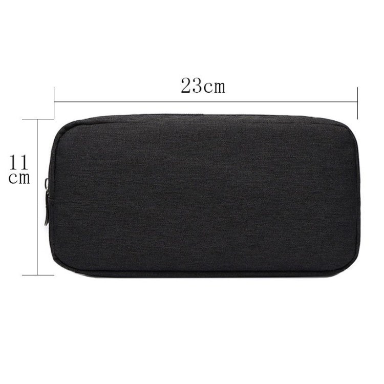 Multi-functional Headphone Charger Data Cable Storage Bag Power Pack, Size: L, 23 x 11.5 x 5.5cm(Black) - Other by buy2fix | Online Shopping UK | buy2fix