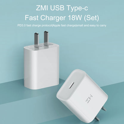 Original Xiaomi Youpin ZMI 20W Type-C / USB-C Quick Charger Power Adapter, US Plug(White) - Mobile Accessories by Xiaomi | Online Shopping UK | buy2fix