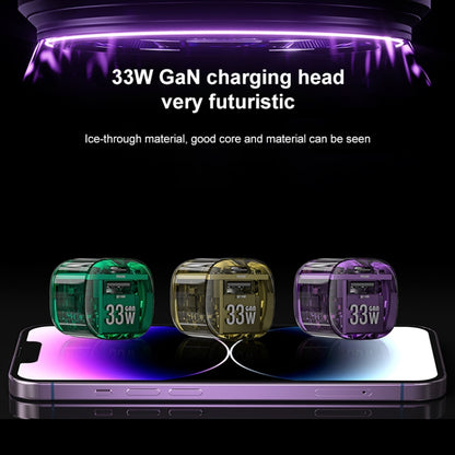 WEKOME WP-U115 33W USB+Type Dual Port GaN Fast Charger, Specification:CN Plug(Purple) - USB Charger by WK | Online Shopping UK | buy2fix