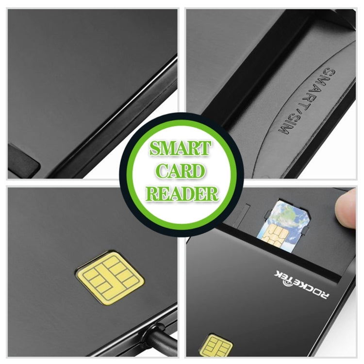 ROCKETEK SCR1-C CAC ID SIM Chip Smart Card Reader -  by ROCKETEK | Online Shopping UK | buy2fix