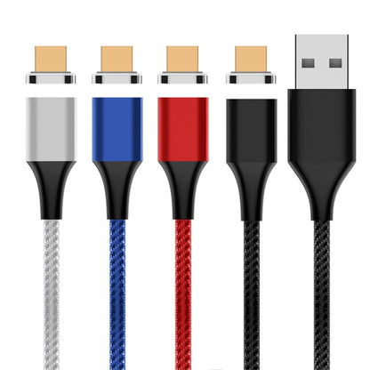 M11 5A USB to Micro USB Nylon Braided Magnetic Data Cable, Cable Length: 2m (Blue) - Mobile Accessories by buy2fix | Online Shopping UK | buy2fix