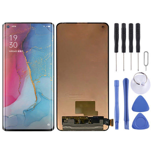 For OnePlus 8 with Digitizer Full Assembly Original AMOLED LCD Screen (Black) - LCD Screen by buy2fix | Online Shopping UK | buy2fix