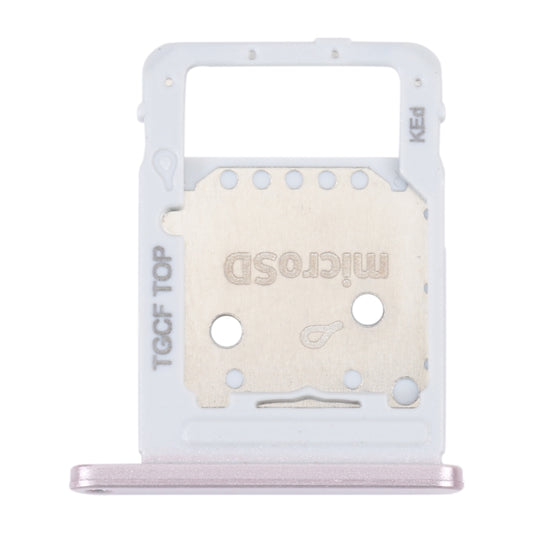 SIM Card Tray + Micro SD Card Tray for Samsung Galaxy Tab S7 FE SM-T736(Pink) - Repair & Spare Parts by buy2fix | Online Shopping UK | buy2fix