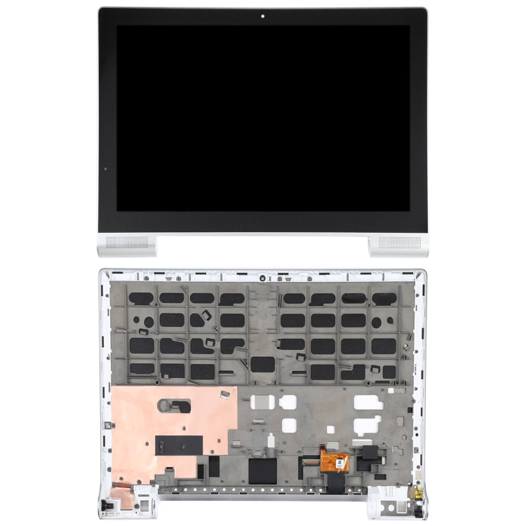 LCD Screen and Digitizer Full Assembly with Frame for Lenovo YOGA Tablet 2 Pro 1380 1380f (Silver) - LCD Screen by buy2fix | Online Shopping UK | buy2fix