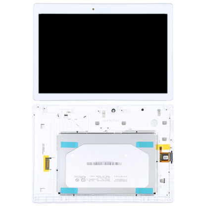 LCD Screen and Digitizer Full Assembly with Frame for Lenovo Tab 2 A10-30 YT3-X30(White) - LCD Screen by buy2fix | Online Shopping UK | buy2fix