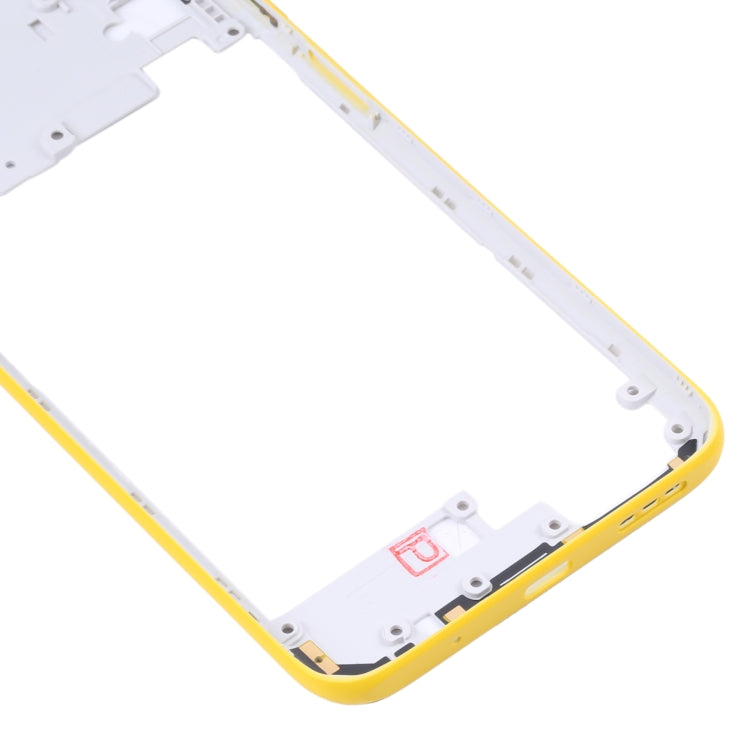 Original Middle Frame Bezel Plate for Xiaomi Poco M3 Pro 5G M2103K19PG M2103K19PI (Yellow) - Repair & Spare Parts by buy2fix | Online Shopping UK | buy2fix