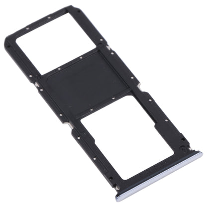 SIM Card Tray + Micro SD Card Tray for OnePlus Nord N200 5G DE2118 / DE2117(Silver) - Card Tray by buy2fix | Online Shopping UK | buy2fix