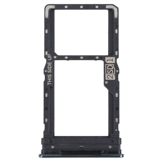 For Motorola Moto G52 SIM Card Tray + SIM / Micro SD Card Tray (Black) - Card Socket by buy2fix | Online Shopping UK | buy2fix