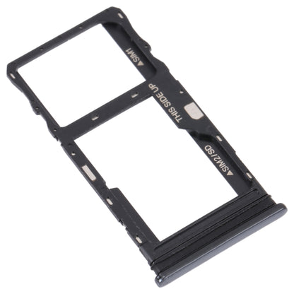 For TCL 20 5G Original SIM Card Tray + SIM / Micro SD Card Tray (Black) - Repair & Spare Parts by buy2fix | Online Shopping UK | buy2fix