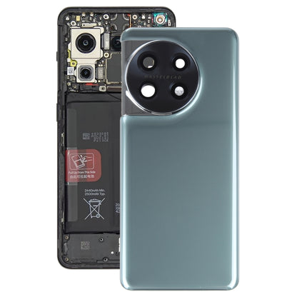 For OnePlus 11 PBH110 Original Battery Back Cover with Camera Lens Cover(Green) - Back Cover by buy2fix | Online Shopping UK | buy2fix