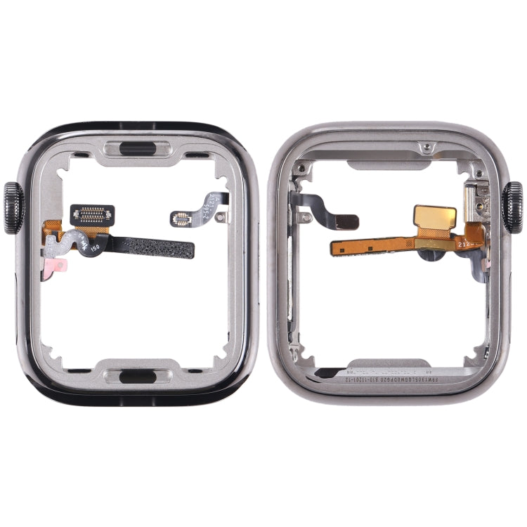 For Apple Watch Series 7 41mm Middle Frame Bezel Plate with Loudspeaker / Power / Rotating Shaft Flex Cable - Repair & Spare Parts by buy2fix | Online Shopping UK | buy2fix