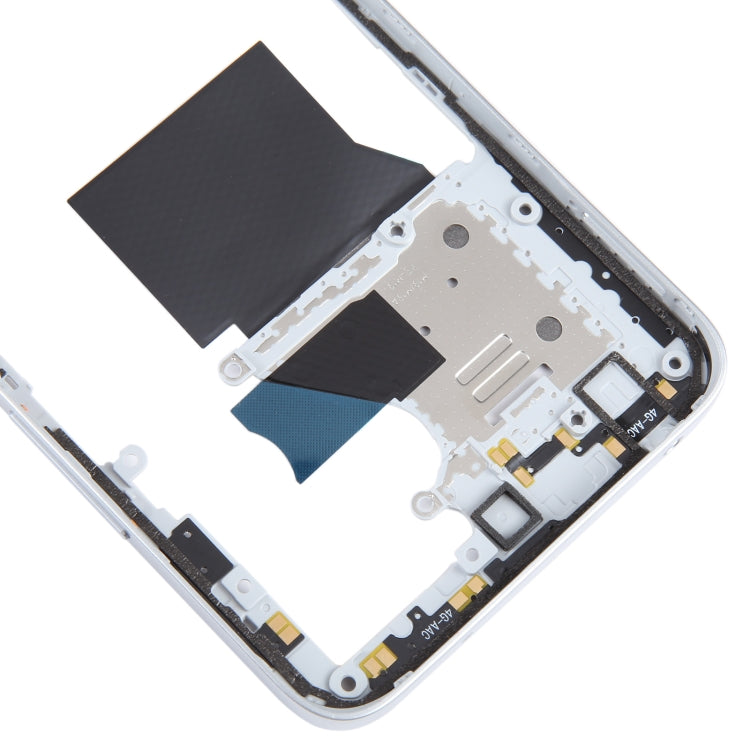 For Xiaomi Redmi 12 4G Original Front Housing LCD Frame Bezel Plate (Silver) - Frame Bezel Plate by buy2fix | Online Shopping UK | buy2fix