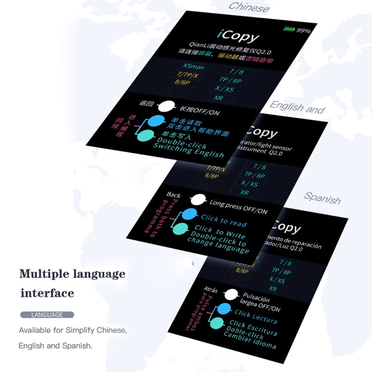 Qianli iCopy Plus 3 in 1 LCD Screen Original Color Repair Programmer For iPhone - Repair Programmer by QIANLI | Online Shopping UK | buy2fix