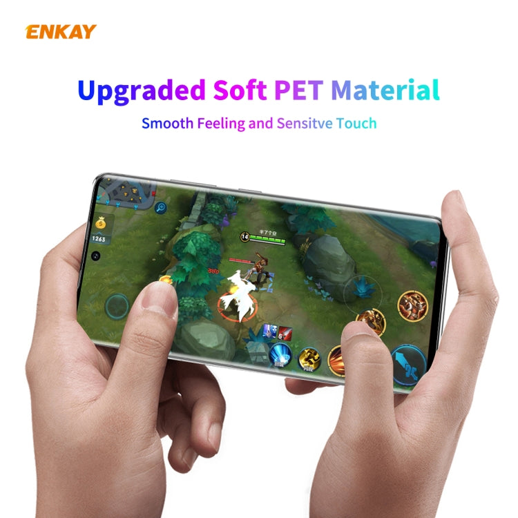 For Samsung Galaxy Note 20 Ultra 2 PCS ENKAY Hat-Prince 3D Full Screen PET Curved Hot Bending HD Screen Protector Soft Film(Transparent) - For Samsung by ENKAY | Online Shopping UK | buy2fix