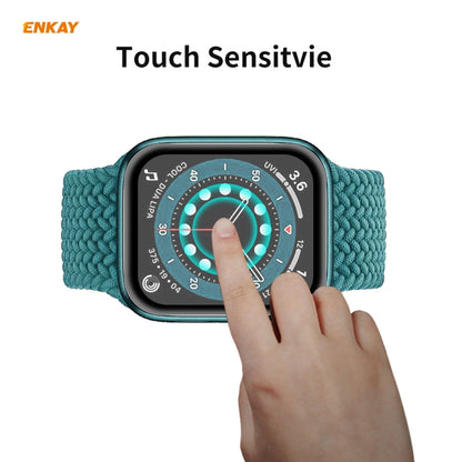 For Apple Watch 6/5/4/SE 40mm 2 PCS ENKAY Hat-Prince 3D Full Screen Soft PC Edge + PMMA HD Screen Protector Film - Smart Wear by ENKAY | Online Shopping UK | buy2fix