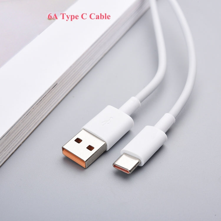 XJ-040 6A USB to USB-C / Type-C Fast Charging Data Cable, Length: 1m - USB-C & Type-C Cable by buy2fix | Online Shopping UK | buy2fix