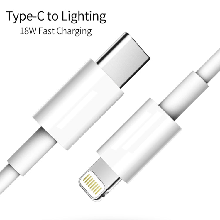 SDC-18W 18W PD + QC 3.0 USB Dual Port Fast Charging Universal Travel Charger with Type-C / USB-C to 8 Pin Fast Charging Data Cable, AU Plug - Mobile Accessories by buy2fix | Online Shopping UK | buy2fix