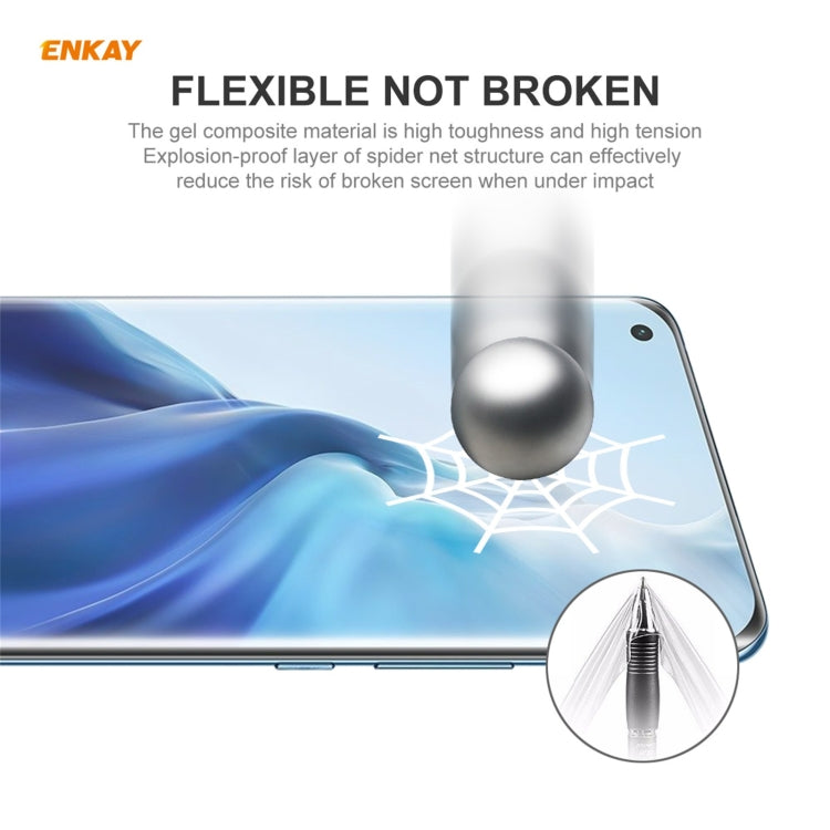 For Xiaomi Mi 11 Ultra 2 PCS ENKAY Hat-Prince Full Glue Full Coverage Screen Protector Explosion-proof Hydrogel Film - Mobile Accessories by ENKAY | Online Shopping UK | buy2fix