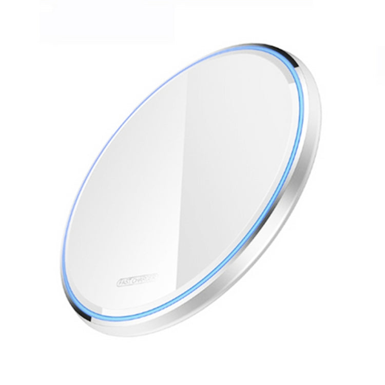 WX-70 15W Ultra-thin Wireless Charger Mirror Wireless Charger for Mobile Phone(White) - Apple Accessories by buy2fix | Online Shopping UK | buy2fix