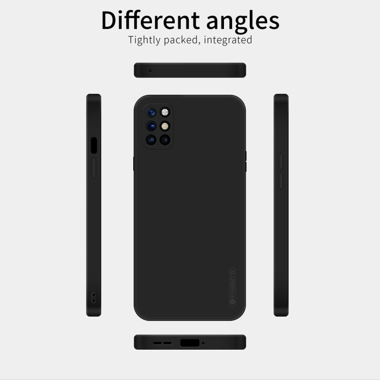 For OnePlus 8T PINWUYO Touching Series Liquid Silicone TPU Shockproof Case(Black) - OnePlus Cases by PINWUYO | Online Shopping UK | buy2fix