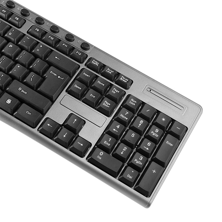 KB6600 104 Keys 2.4G Wireless Keyboard and Mouse Set - Wireless Keyboard by buy2fix | Online Shopping UK | buy2fix