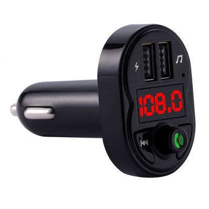 X1 Car Handsfree Kit FM Transmitter Wireless Audio Receiver MP3 Player Dual USB Fast Charger - In Car by buy2fix | Online Shopping UK | buy2fix