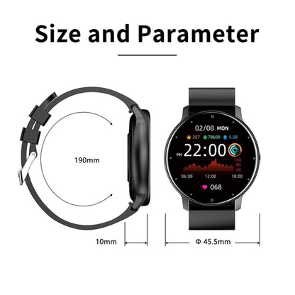 ZL02D 1.28 inch Color Screen Smart Watch, IP67 Waterproof,Support Heart Rate Monitoring/Blood Pressure Monitoring/Blood Oxygen Monitoring/Sleep Monitoring/Sedentary Reminder(Blue) - Smart Wear by buy2fix | Online Shopping UK | buy2fix